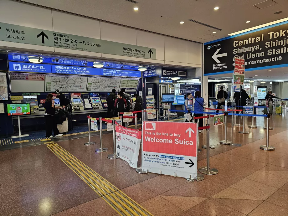 Tokiói monorail jegyek