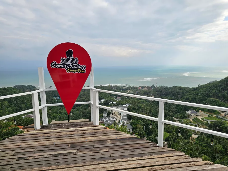 Kilátás az 1. átfedő kőből