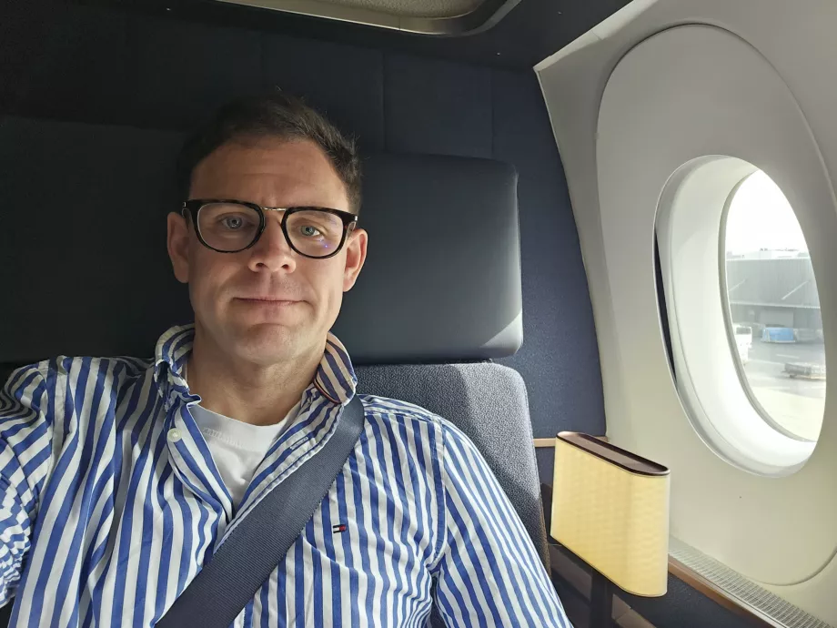 Én az Allegris első osztályon