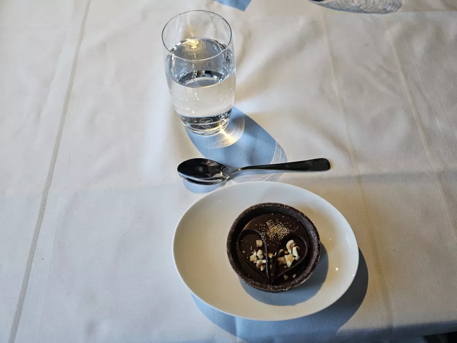 Desszert leszállás előtt