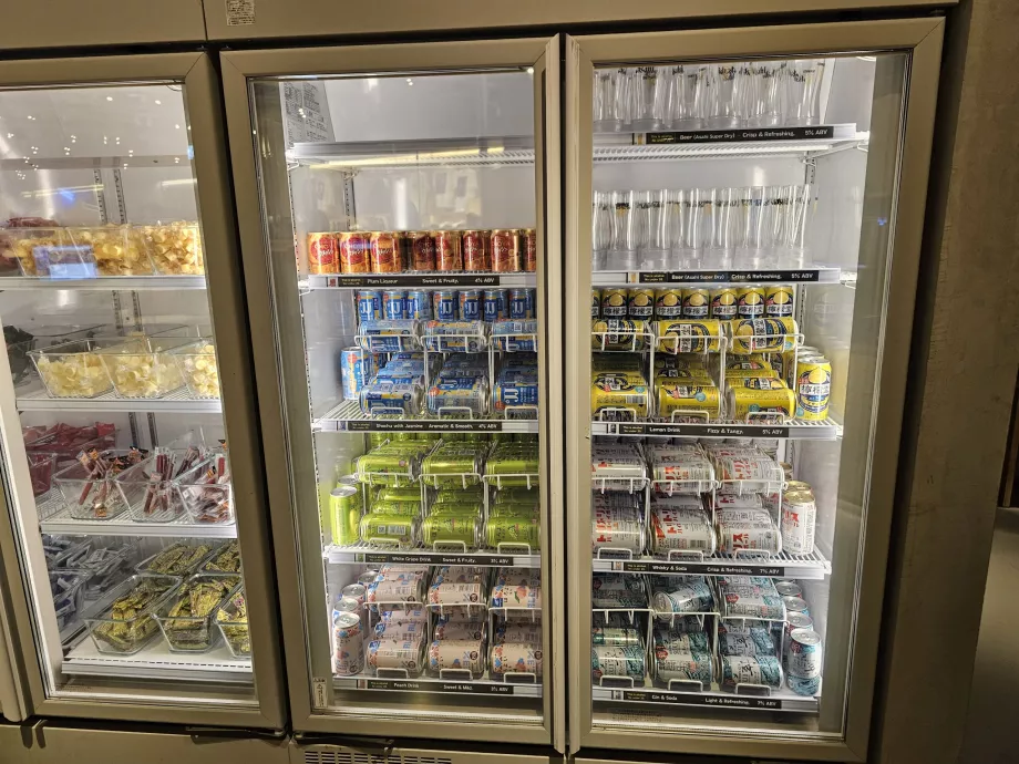 Share Lounge, italok