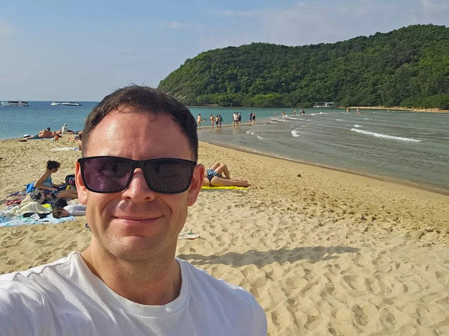 Én a Ko Ma Beach-en