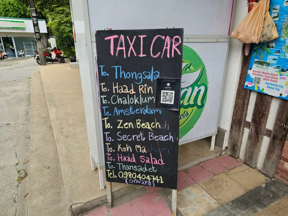 Taxi Panburi faluban