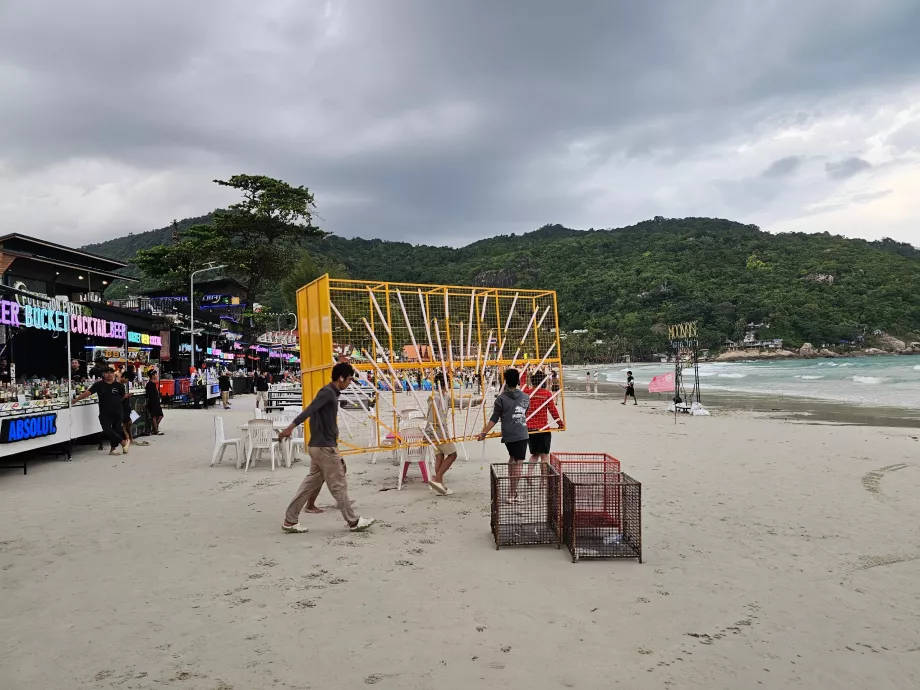 Előkészületek a Telihold Partyra - délután