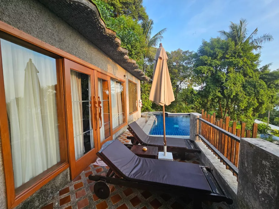 Terasz a villánkban