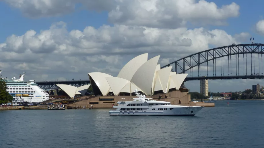Opera with a ship