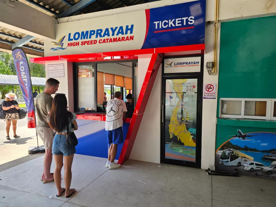 Thong Sala rakpart, jegyiroda