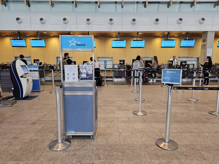 Bejelentkezés Air Transat