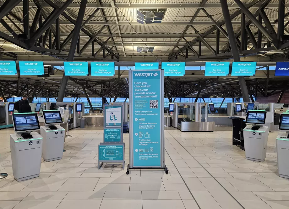 Bejelentkezés Westjet