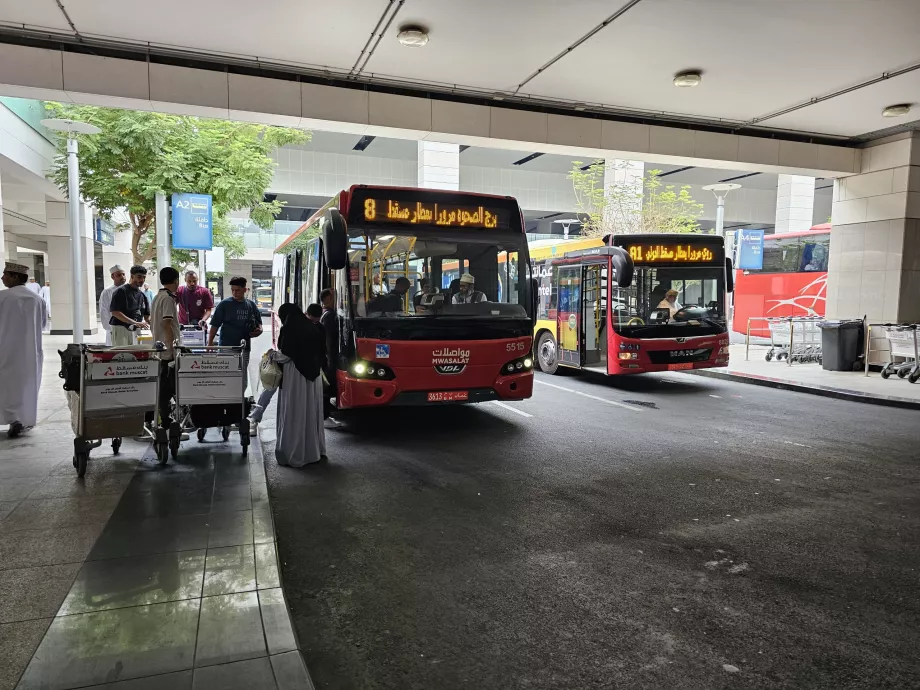 A 8-as és az A1-es vonal autóbuszai