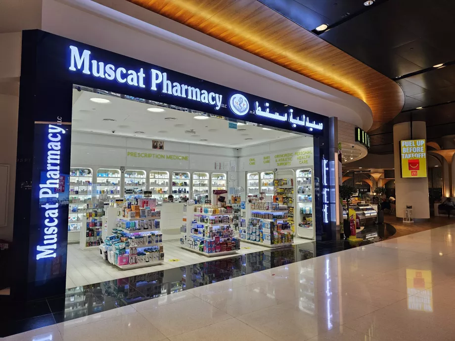 Gyógyszertár, tranzitzóna