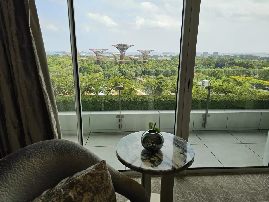 Szobánk erkéllyel és kilátással