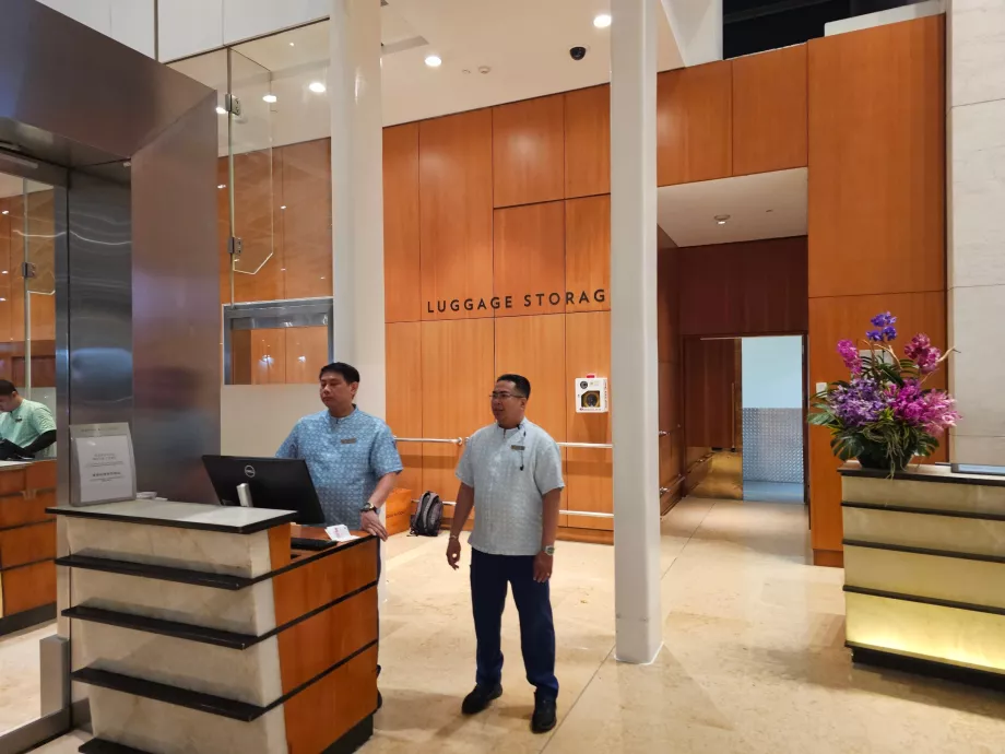 Poggyászmegőrzés a vendégek számára