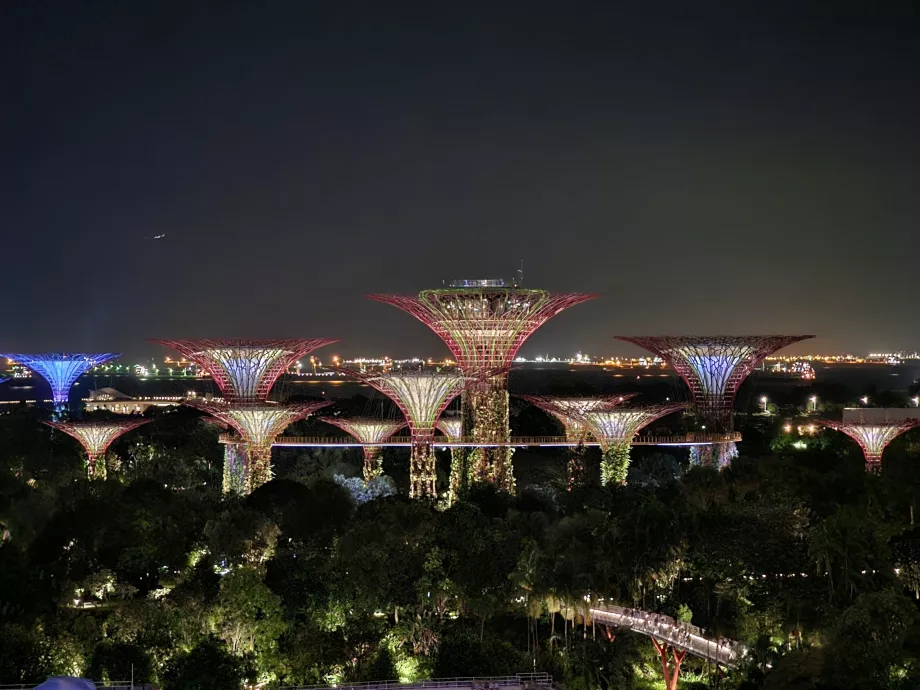 Éjszakai kilátás a szobából