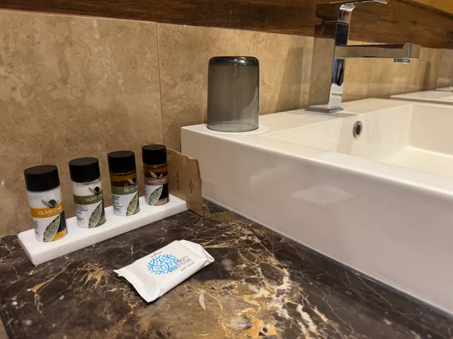 A Junior Suite fürdőszobája