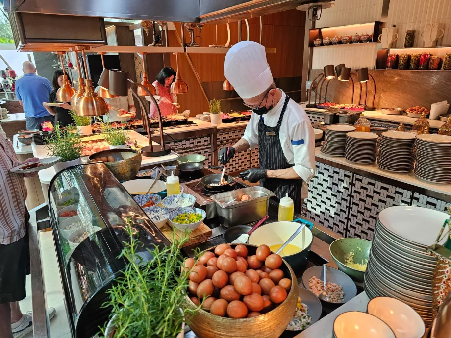 Reggeli a Rise étteremben