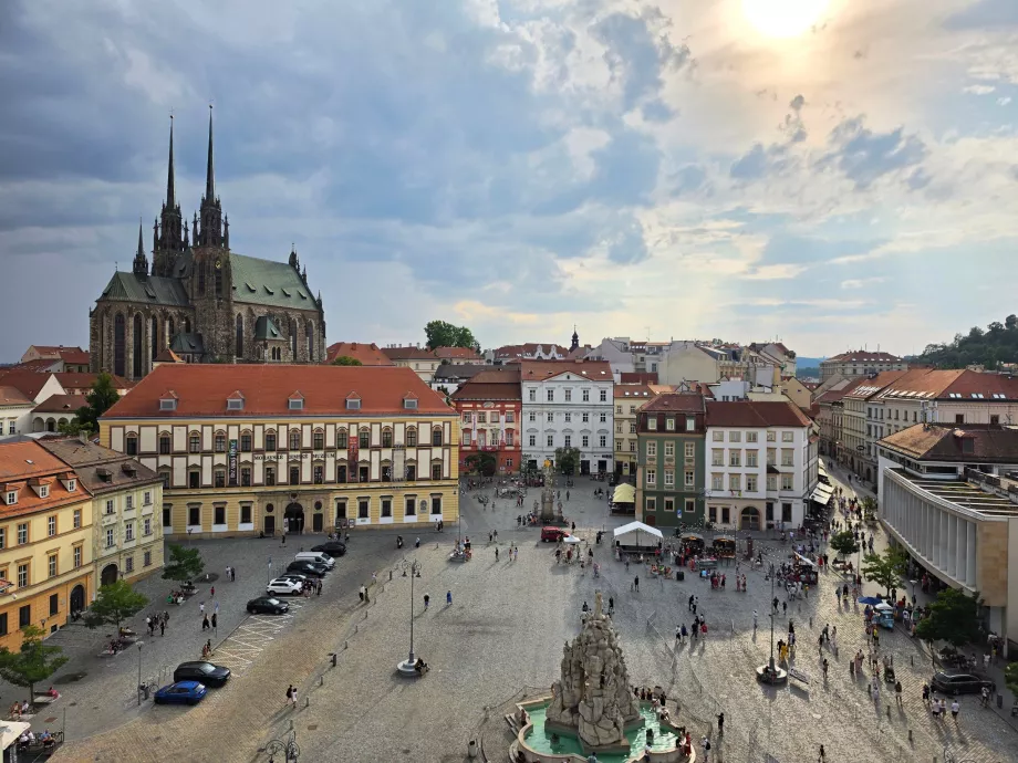 Kilátás a torony erkélyéről