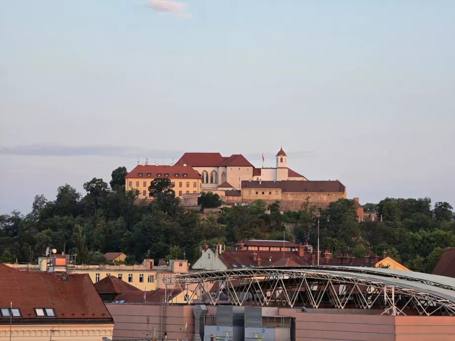 Špilberk napkeltekor