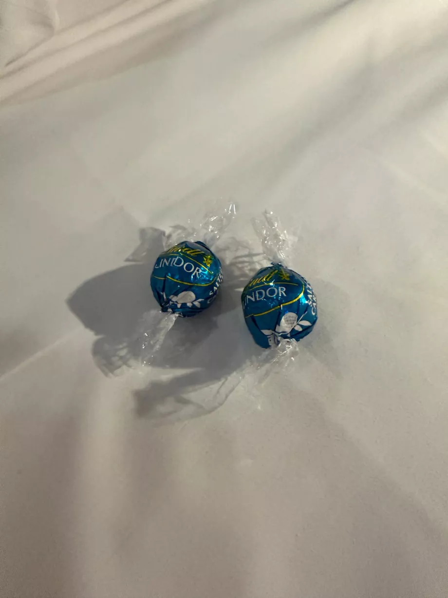 Lindor csokoládék az esti teához