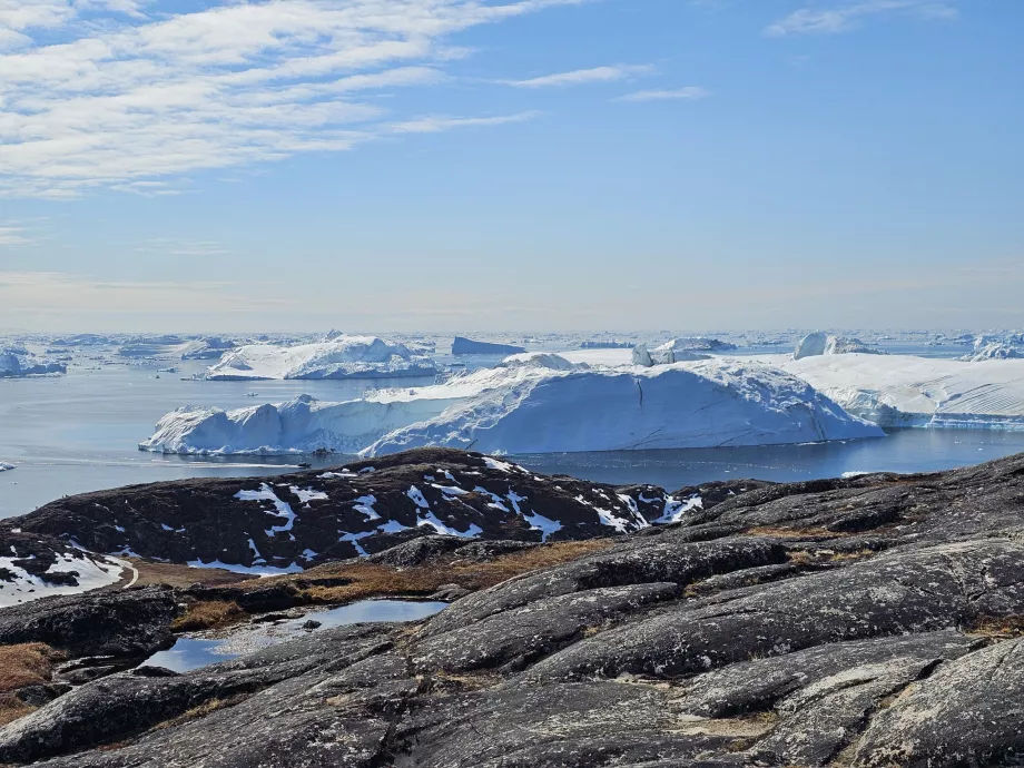 Icefiord, kilátás a sárga útvonalról