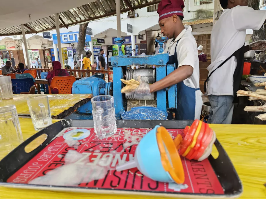 A cukornád előkészítése
