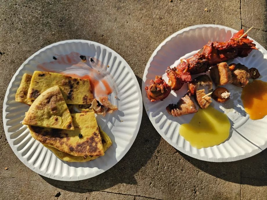 Vacsorám a Forodhani Parkban