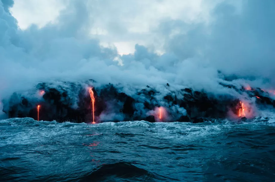 Big Island lávafolyamok