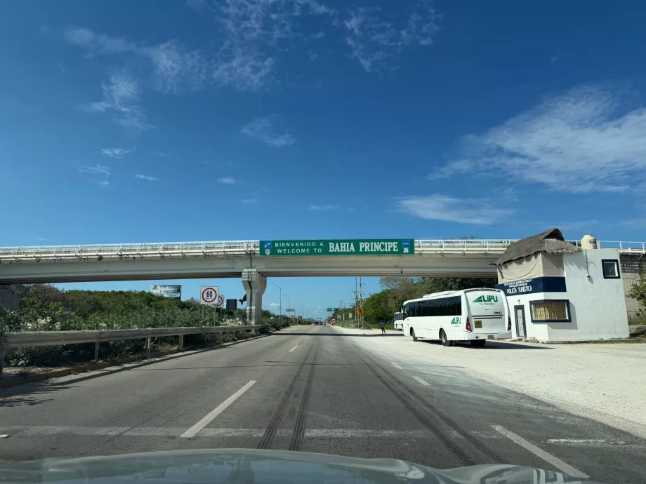 A Cancún és Tulum közötti autópálya