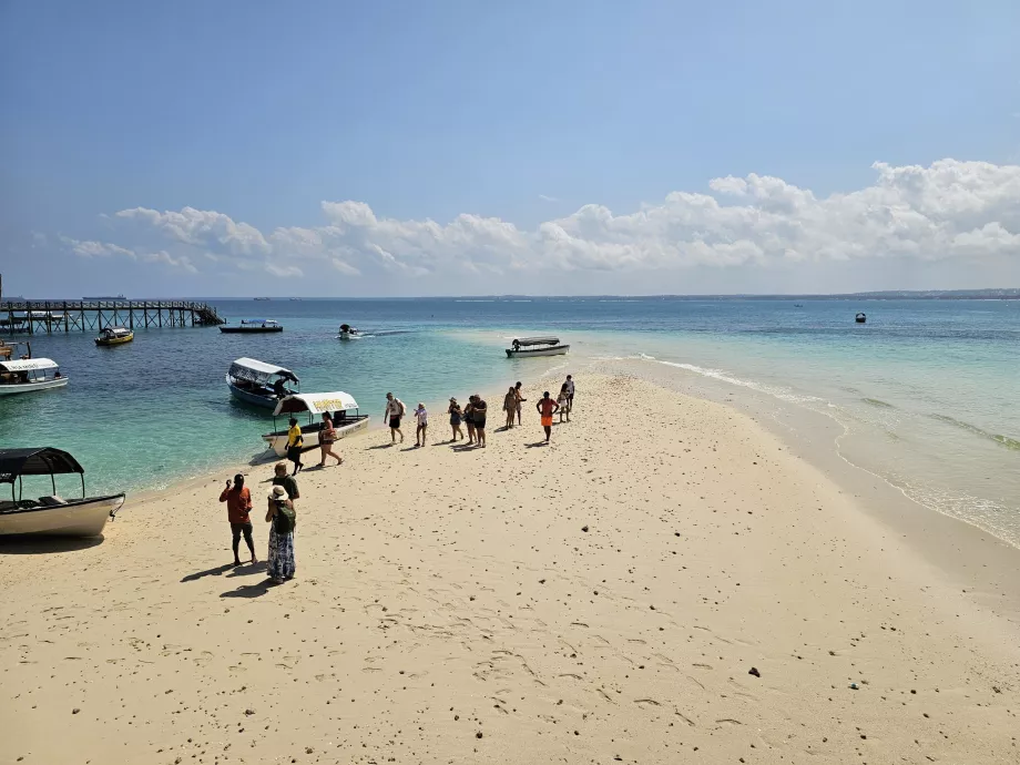 Prison Island, homokos strand