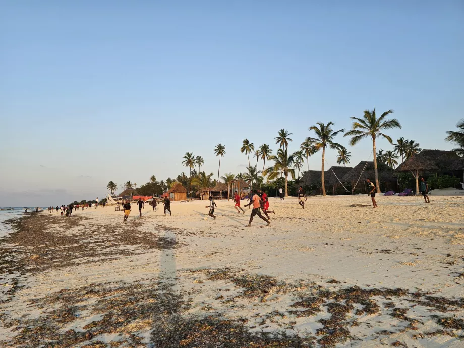 Focizás a Nungwi Beach-en