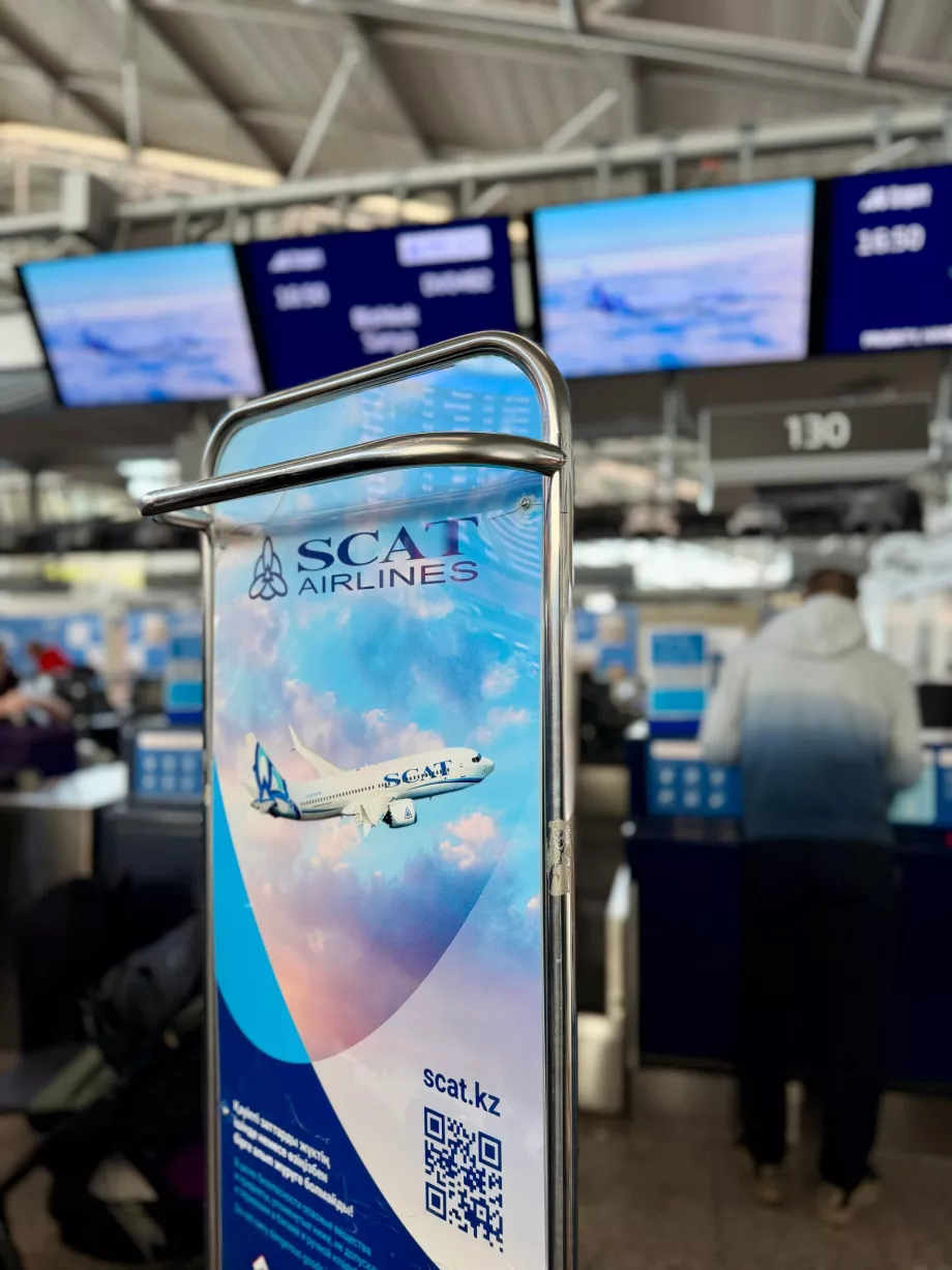 SCAT Airlines poggyász-újraszámítási doboz