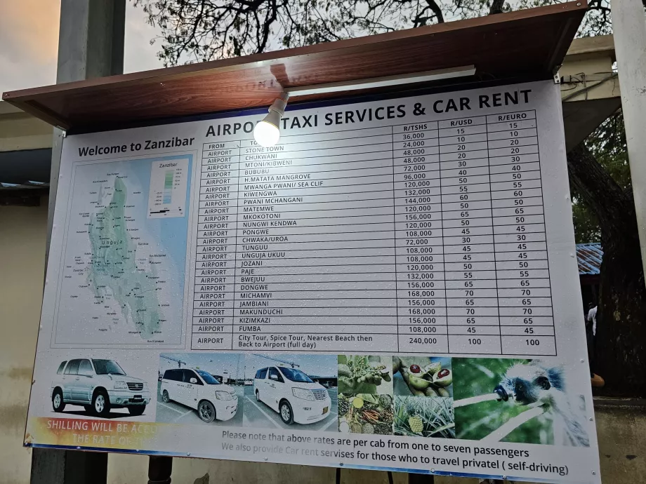 Hivatalos taxiárak 2026-ban