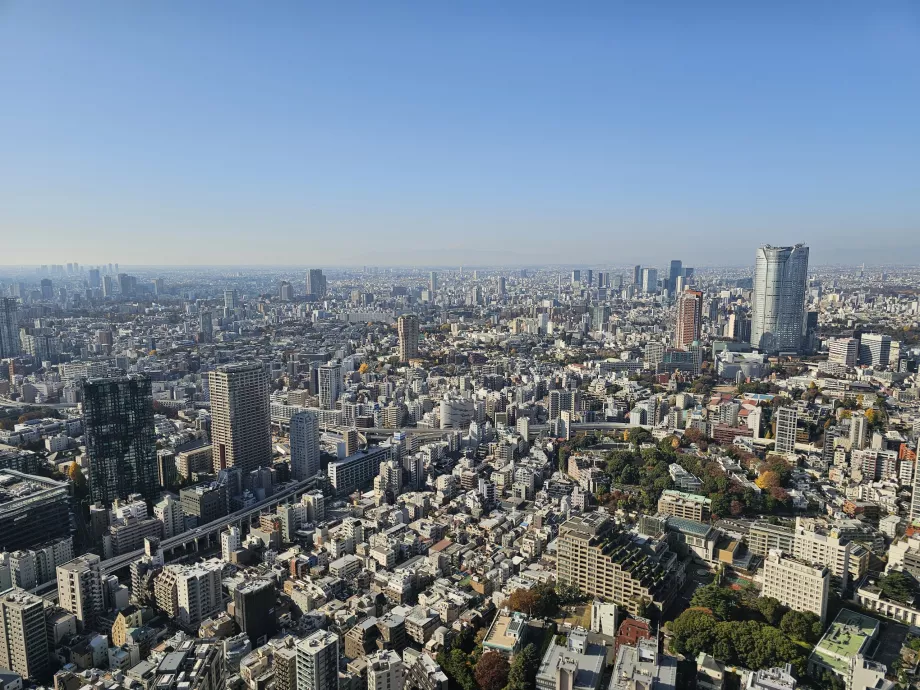 Kilátás a legfelső emeletről