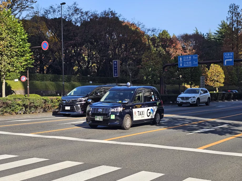 Hivatalos taxi Tokió