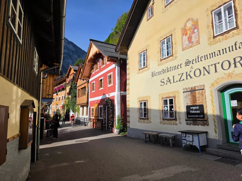 Hallstatt város központja