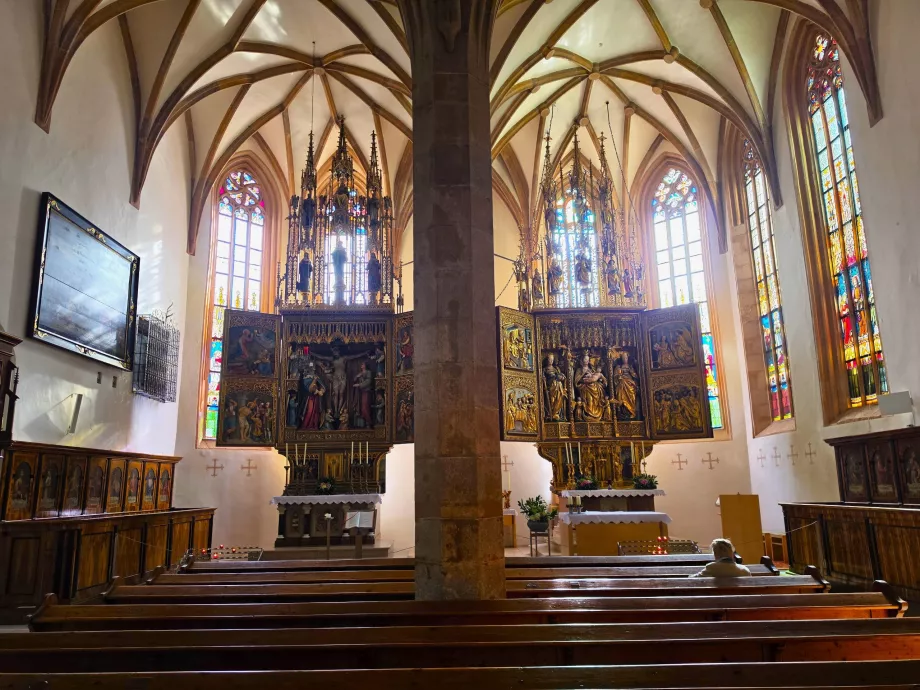 Híres oltárok a hallstatti katolikus templomban
