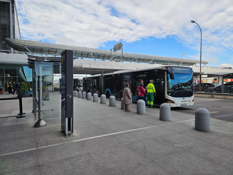 Városi busz Málaga központjába