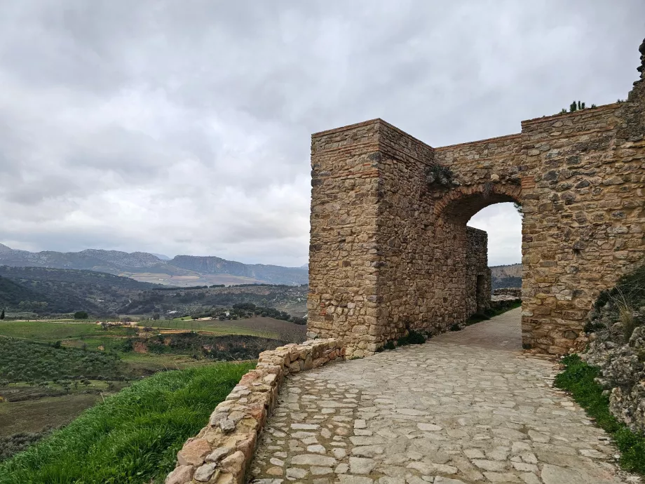 Az út az Arco del Cristo felé