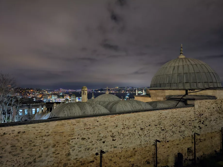 Szulejmán mecset, Isztambul látképe