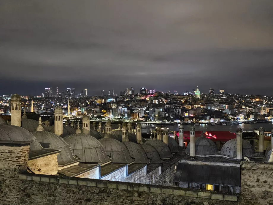 Szulejmán mecset, Isztambul látképe