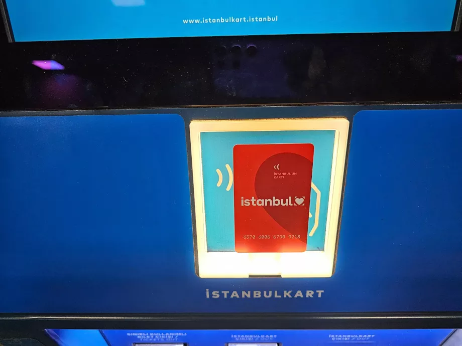 IstanbulKart újratöltő gép