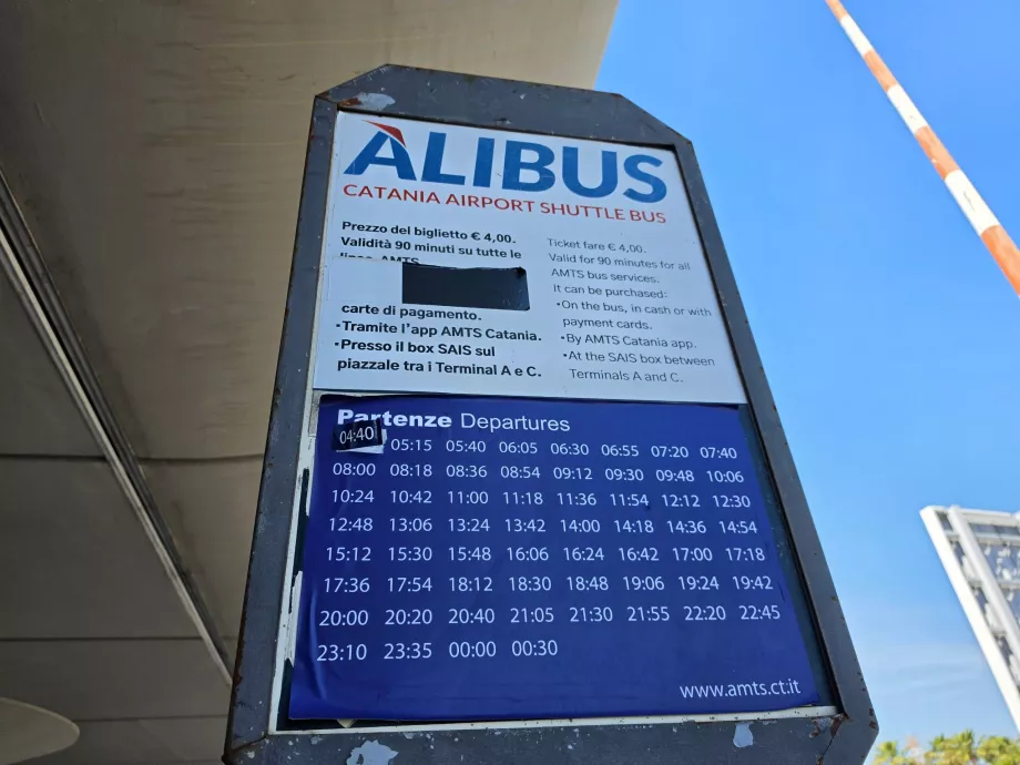 Alibus menetrend