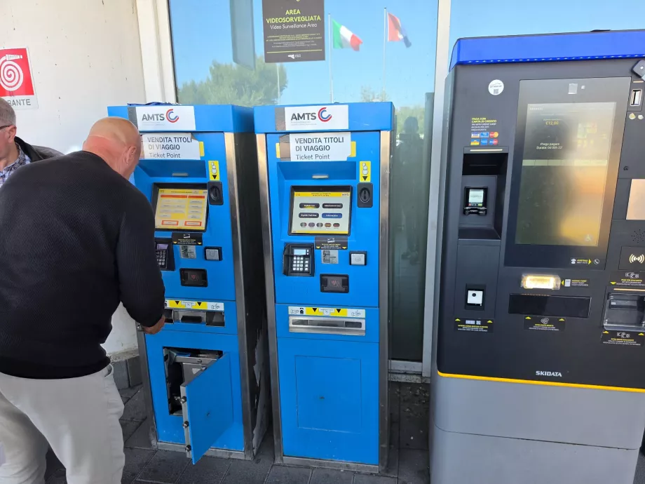 Jegykiadó automaták - Alibus