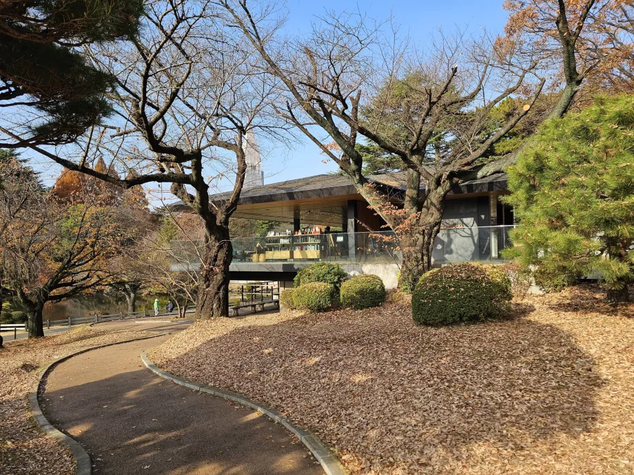 Shinjuku Gyoen Nemzeti Kert, Starbucks kávézó