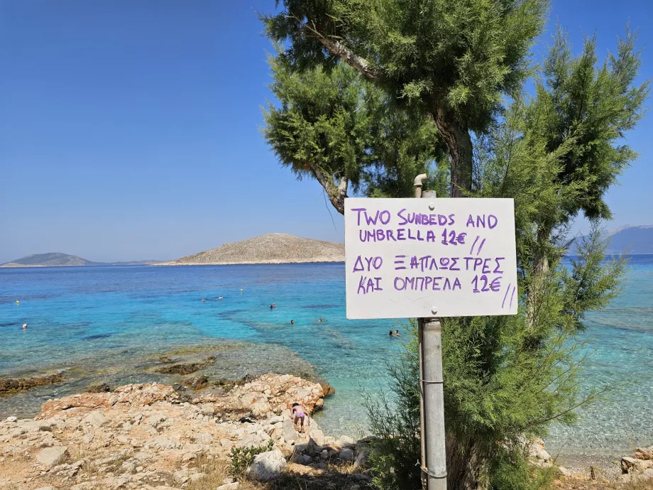 Árak, Ftenagia strand