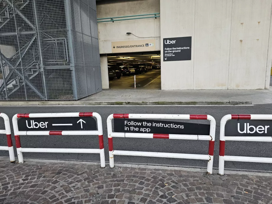 Útbaigazítás az Uber felszállóhelyhez