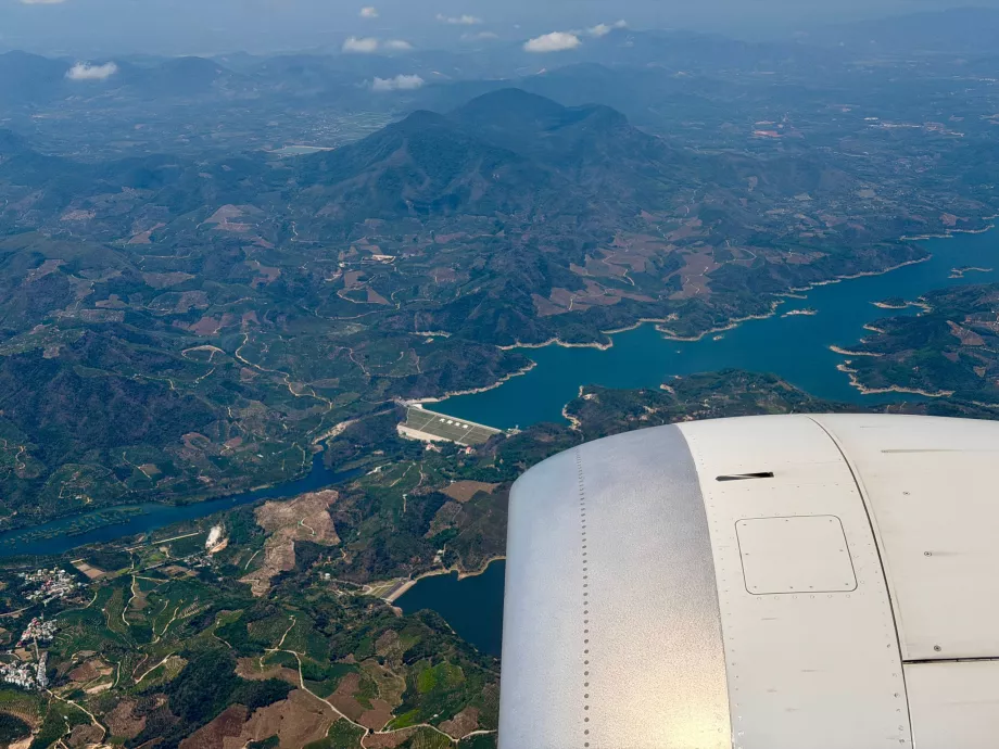 Hainanban való landolás előtt