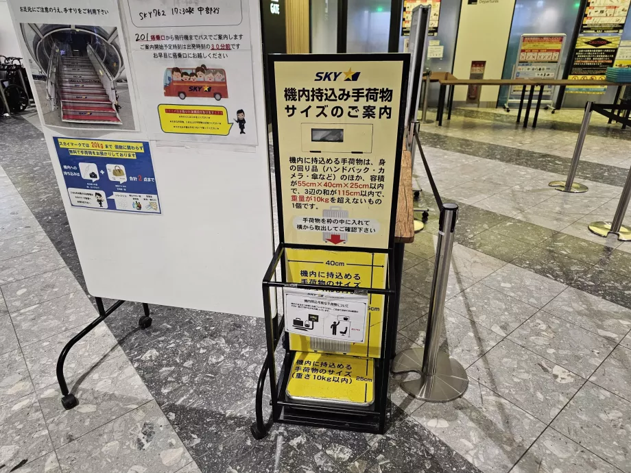 Kézipoggyász sablon