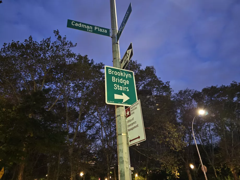 Útvonal a Brooklyn hídhoz