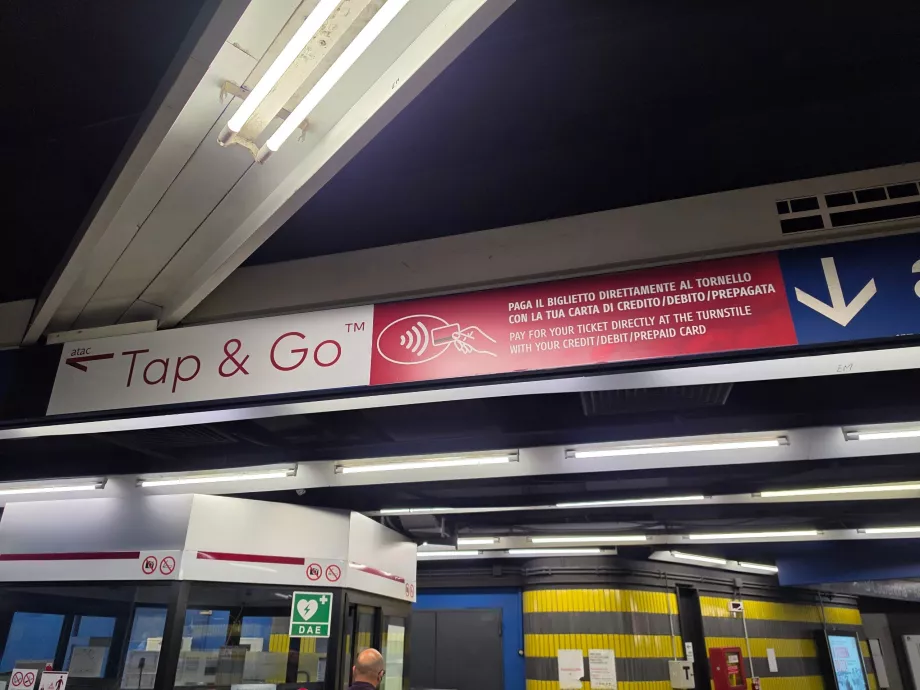 Tájékoztatás az érintésmentes metrójegy-fizetésről